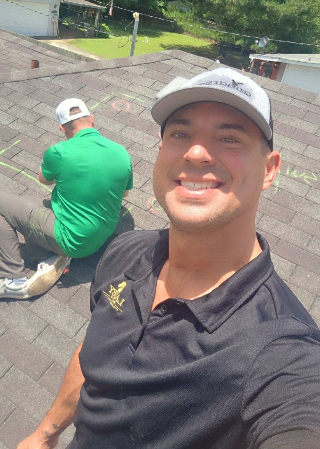 Colt Laney personally present during a documented roof inspection